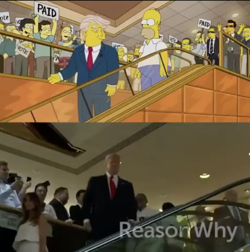 Los Simpsons predijeron triunfo de Trump