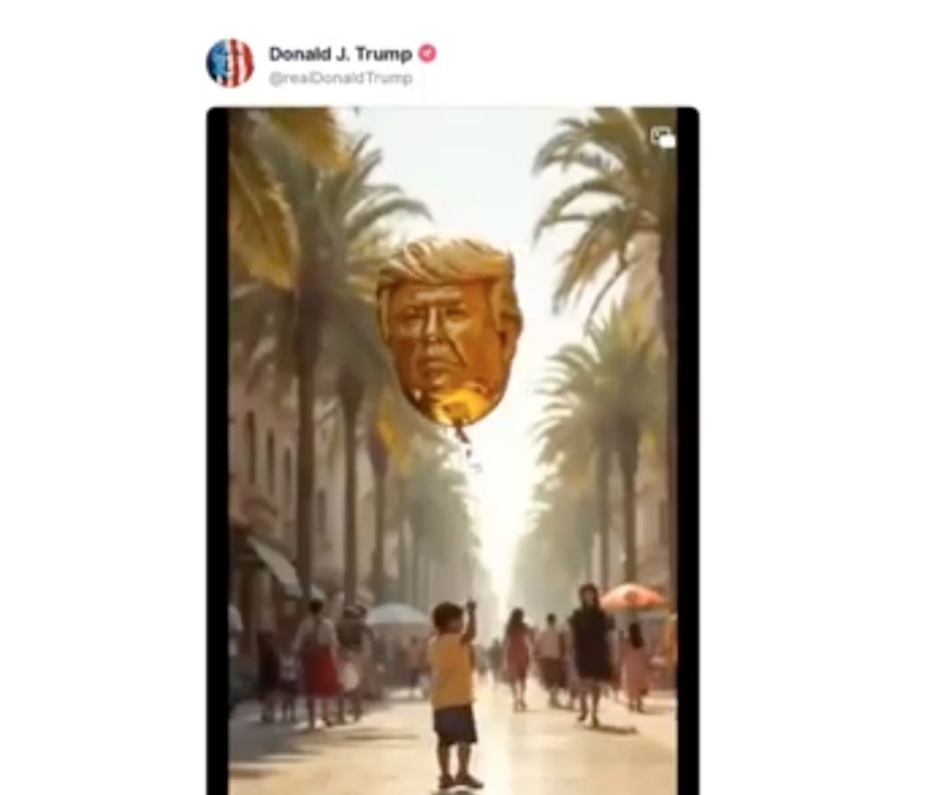 Trump Gaza AI video