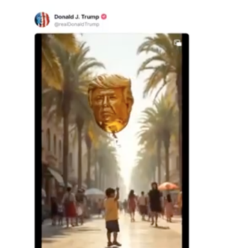 Trump Gaza AI video