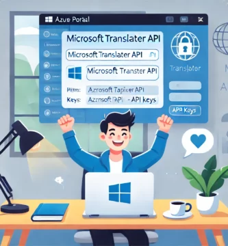 how to register Microsoft Translator and get an API key?